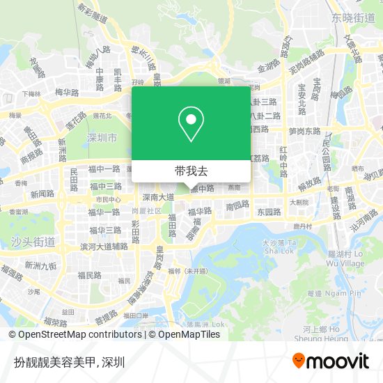 扮靓靓美容美甲地图