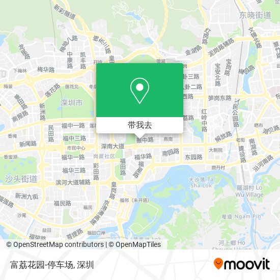 富荔花园-停车场地图