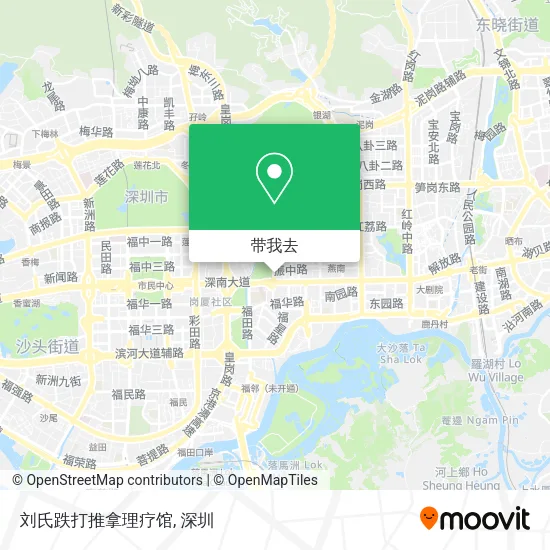 刘氏跌打推拿理疗馆地图