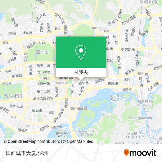 田面城市大厦地图