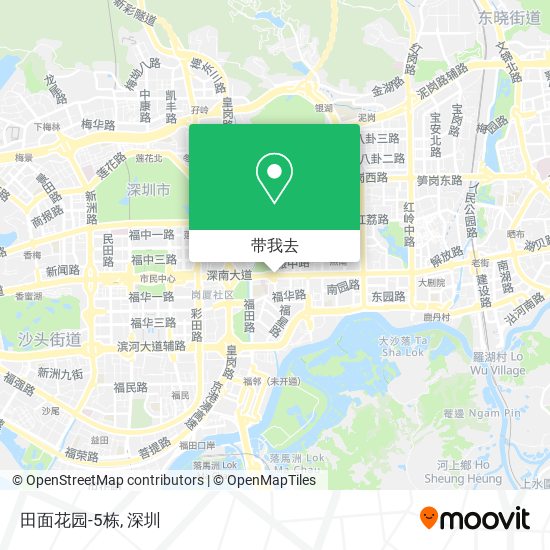 田面花园-5栋地图