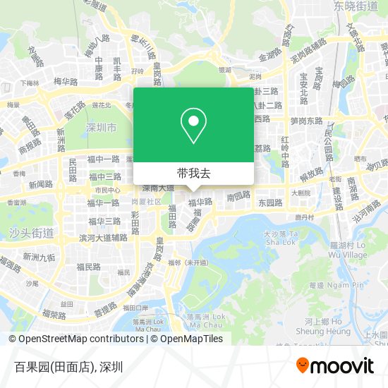 百果园(田面店)地图