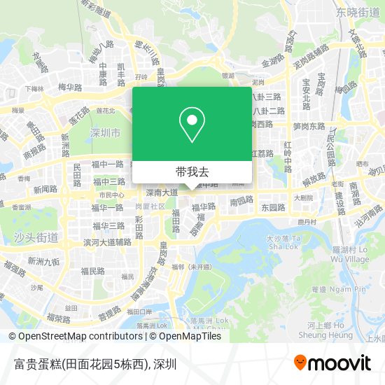 富贵蛋糕(田面花园5栋西)地图