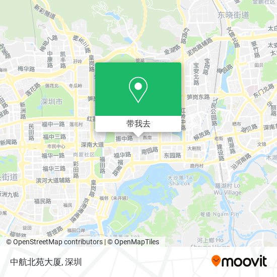 中航北苑大厦地图