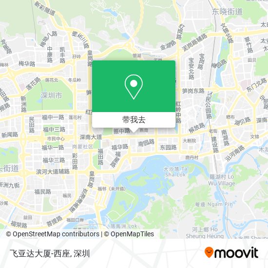 飞亚达大厦-西座地图