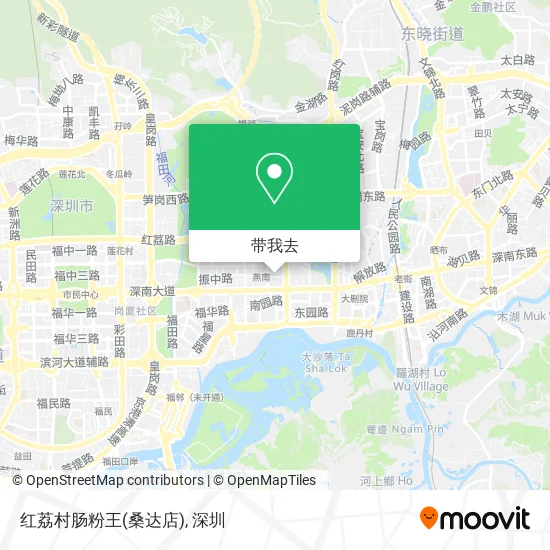 红荔村肠粉王(桑达店)地图