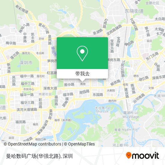 曼哈数码广场(华强北路)地图