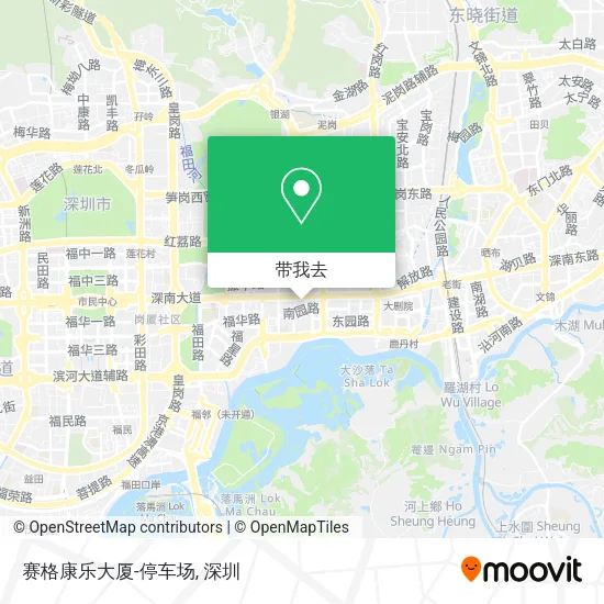 赛格康乐大厦-停车场地图