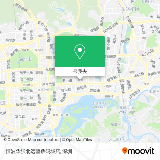 恒波华强北远望数码城店地图