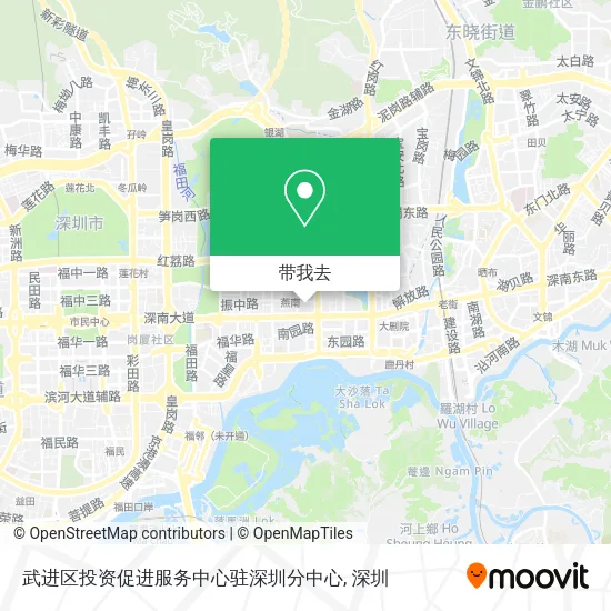 武进区投资促进服务中心驻深圳分中心地图