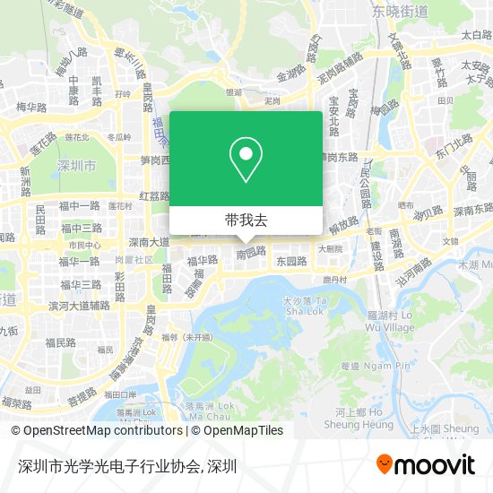 深圳市光学光电子行业协会地图