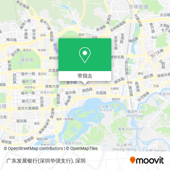 广东发展银行(深圳华强支行)地图