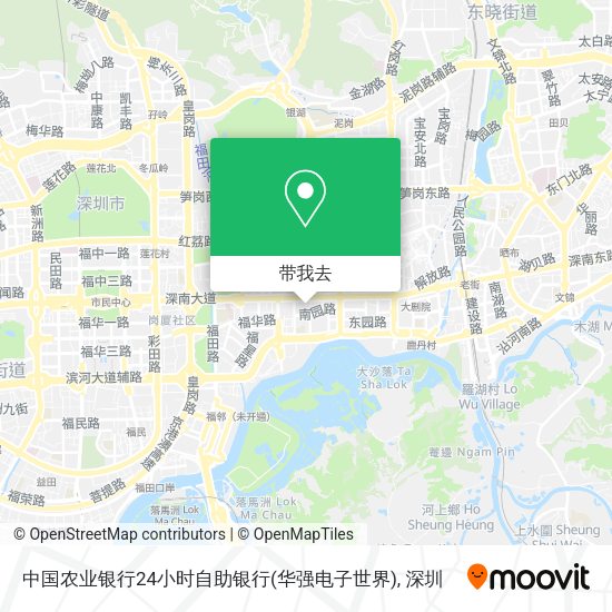 中国农业银行24小时自助银行(华强电子世界)地图