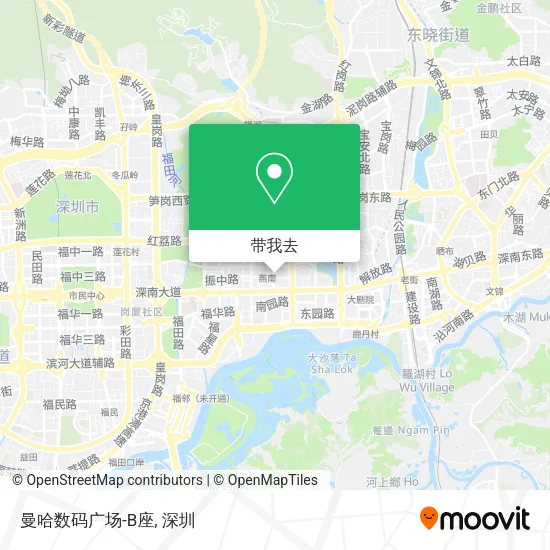 曼哈数码广场-B座地图