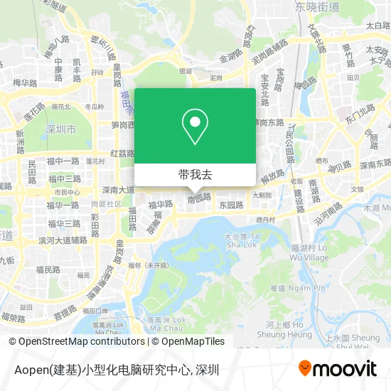 Aopen(建基)小型化电脑研究中心地图