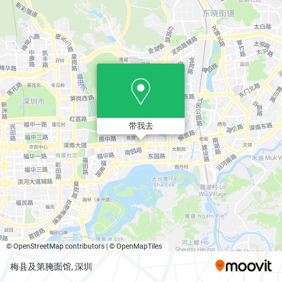 梅县及第腌面馆地图