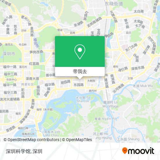 深圳科学馆地图