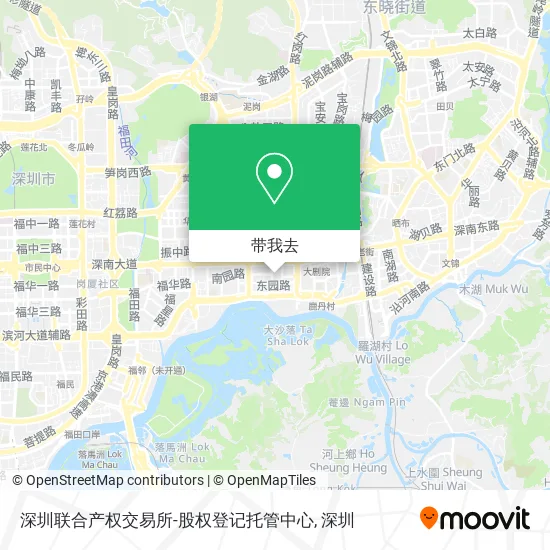 深圳联合产权交易所-股权登记托管中心地图