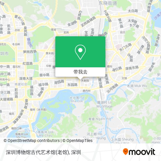 深圳博物馆古代艺术馆(老馆)地图