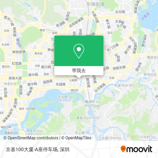 京基100大厦-A座停车场地图