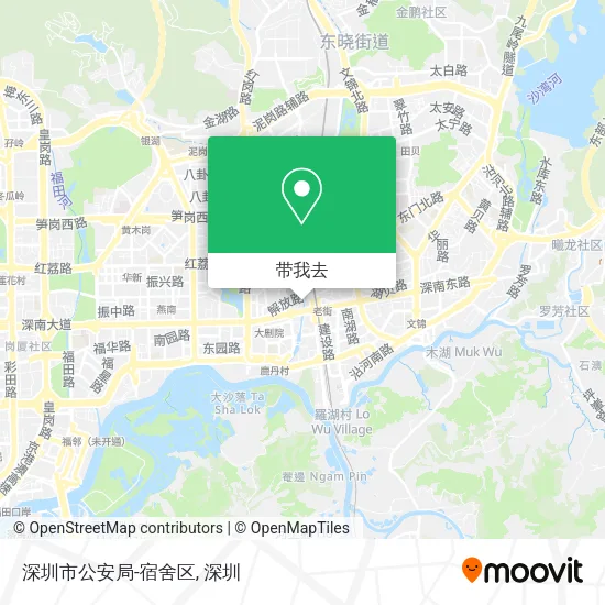 深圳市公安局-宿舍区地图