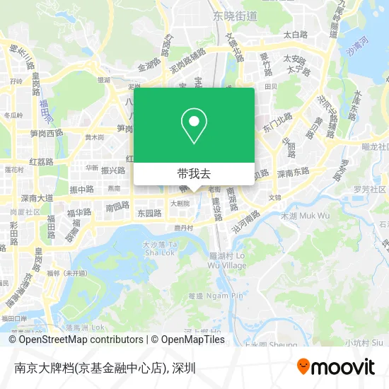 南京大牌档(京基金融中心店)地图
