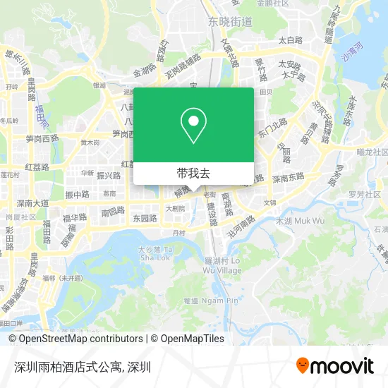 深圳雨柏酒店式公寓地图