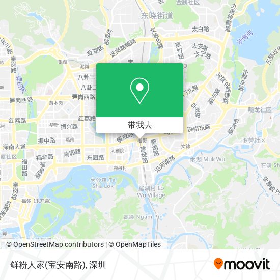 鲜粉人家(宝安南路)地图