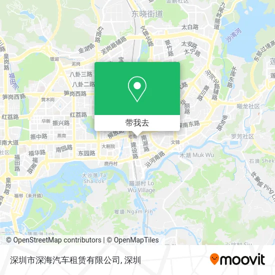 深圳市深海汽车租赁有限公司地图