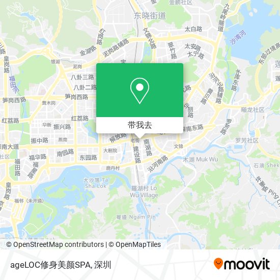 ageLOC修身美颜SPA地图