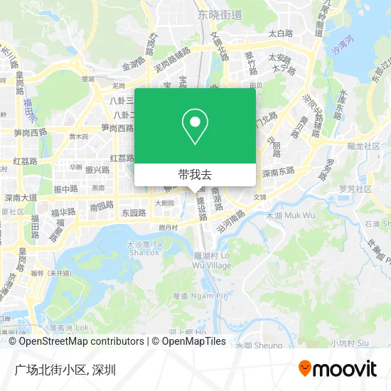 广场北街小区地图