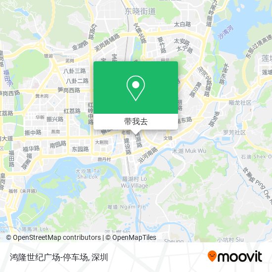 鸿隆世纪广场-停车场地图