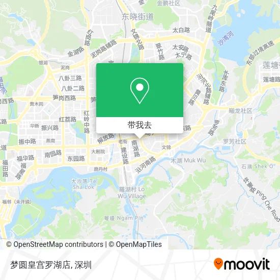 梦圆皇宫罗湖店地图