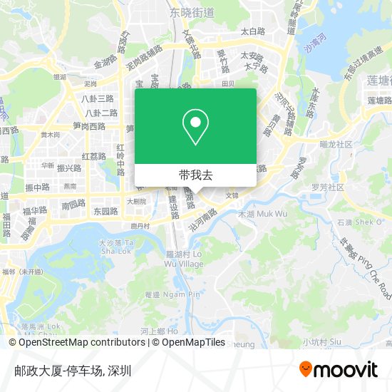 邮政大厦-停车场地图