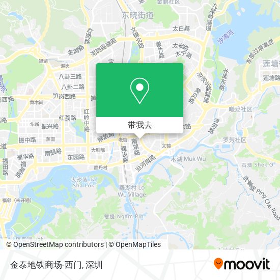 金泰地铁商场-西门地图