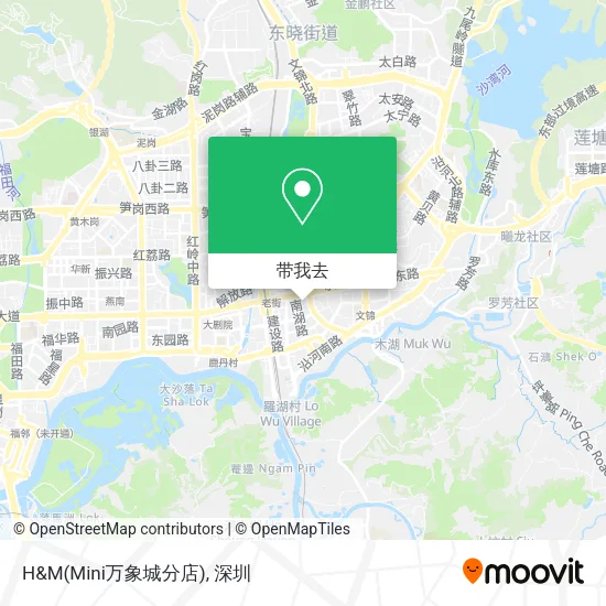 H&M(Mini万象城分店)地图