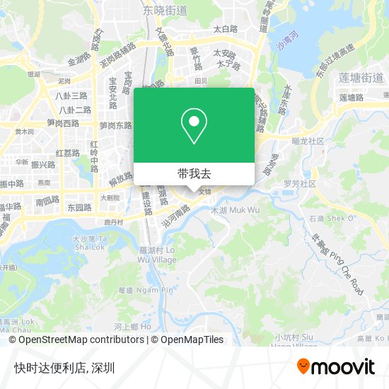 快时达便利店地图