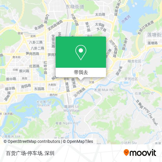 百货广场-停车场地图