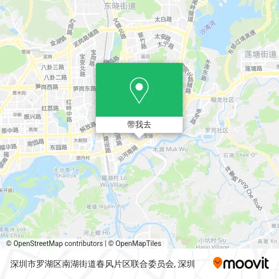 深圳市罗湖区南湖街道春风片区联合委员会地图