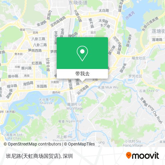 班尼路(天虹商场国贸店)地图