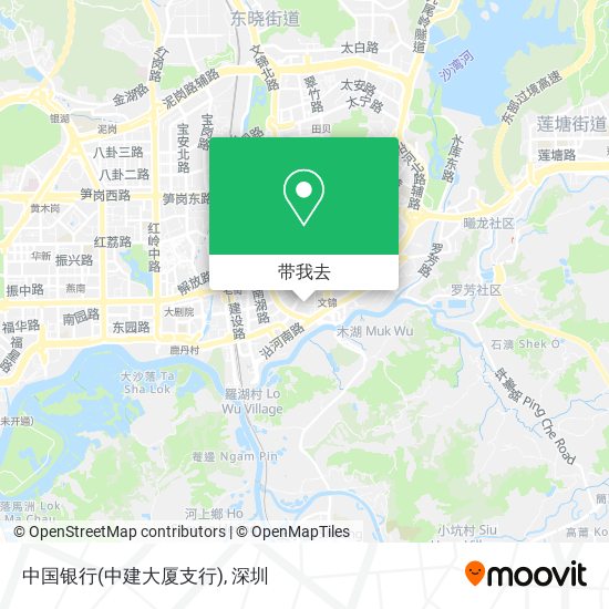 中国银行(中建大厦支行)地图