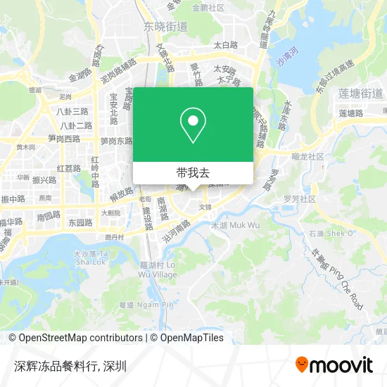 深辉冻品餐料行地图