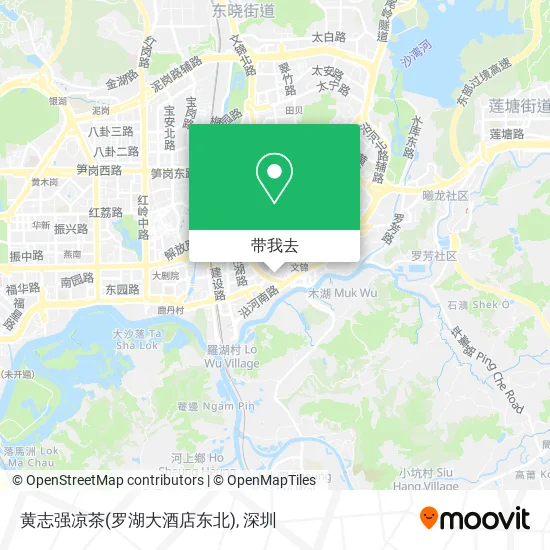 黄志强凉茶(罗湖大酒店东北)地图