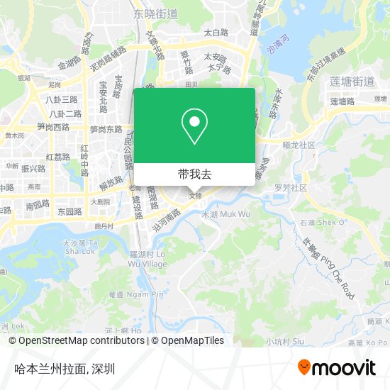 哈本兰州拉面地图