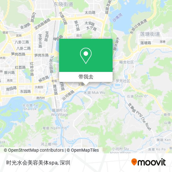 时光水会美容美体spa地图
