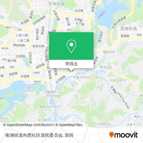 南湖街道向西社区居民委员会地图