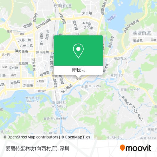 爱丽特蛋糕坊(向西村店)地图