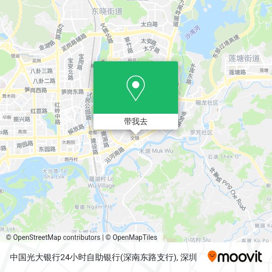 中国光大银行24小时自助银行(深南东路支行)地图