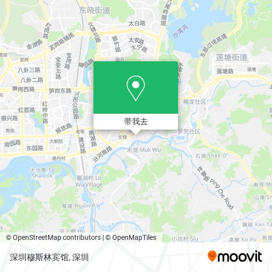 深圳穆斯林宾馆地图