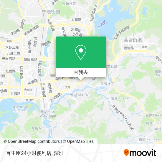 百里臣24小时便利店地图